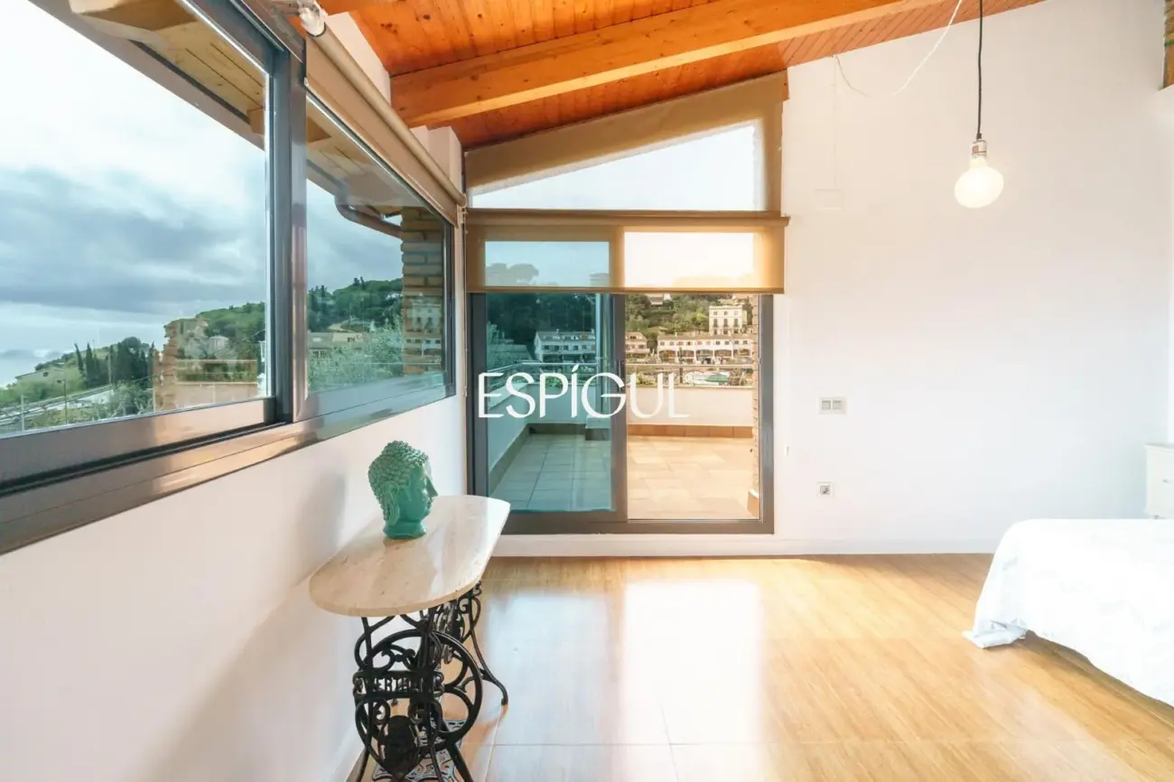 Còmoda casa amb boniques vistes al mar a Arenys de Mar.