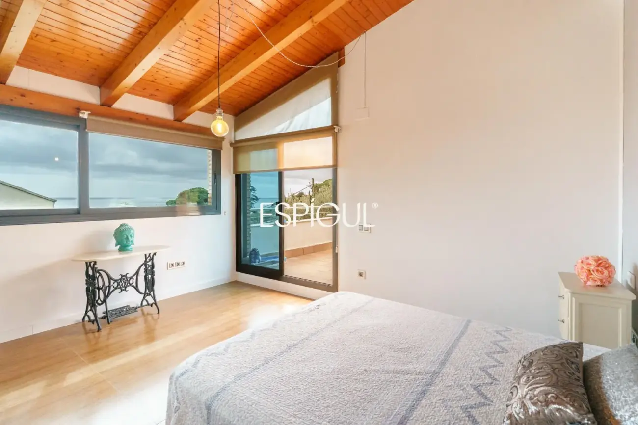 Còmoda casa amb boniques vistes al mar a Arenys de Mar.