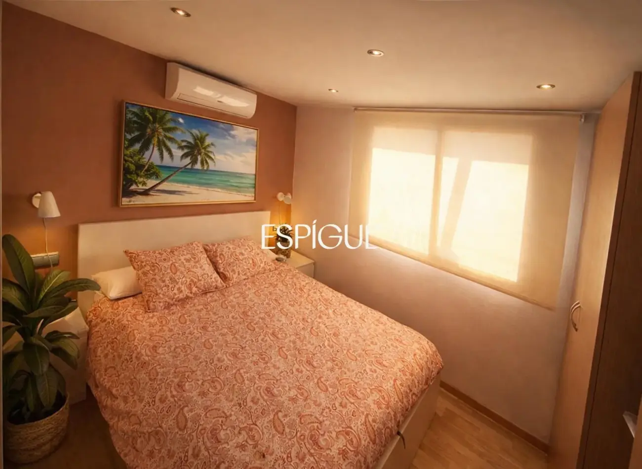 Coqueto y céntrico ático con vistas sobre Alella