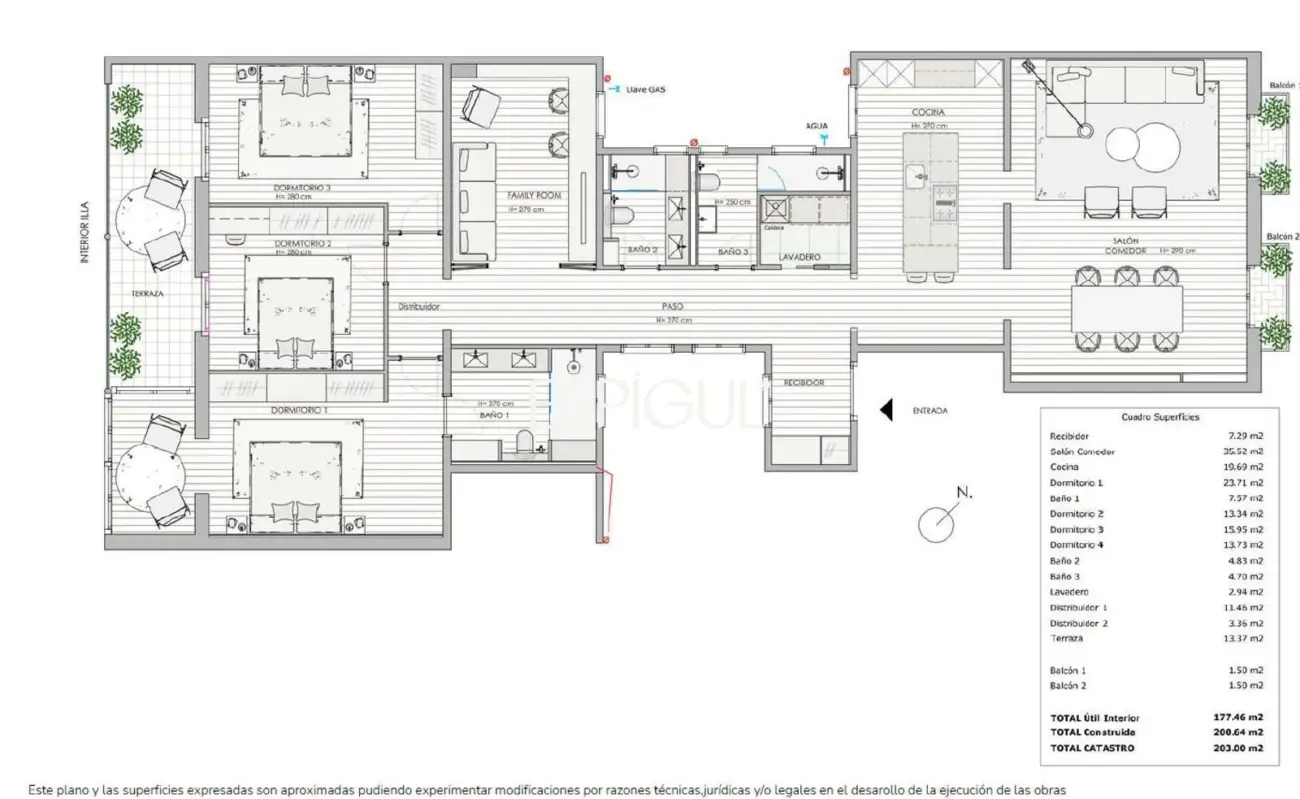 Exclusiva vivienda rehabilitada en finca regia en el corazón del Quadrat d’Or