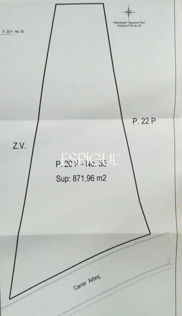 Parcel·la urbanitzable a Aiguaviva Parc (Vidreres)