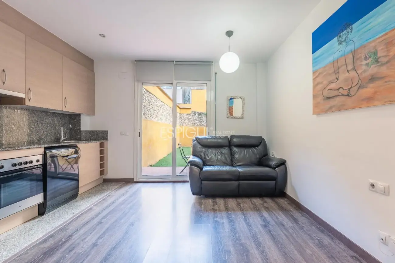 1-bedroom apartment in central Girona with a large terrace, ideal for investors