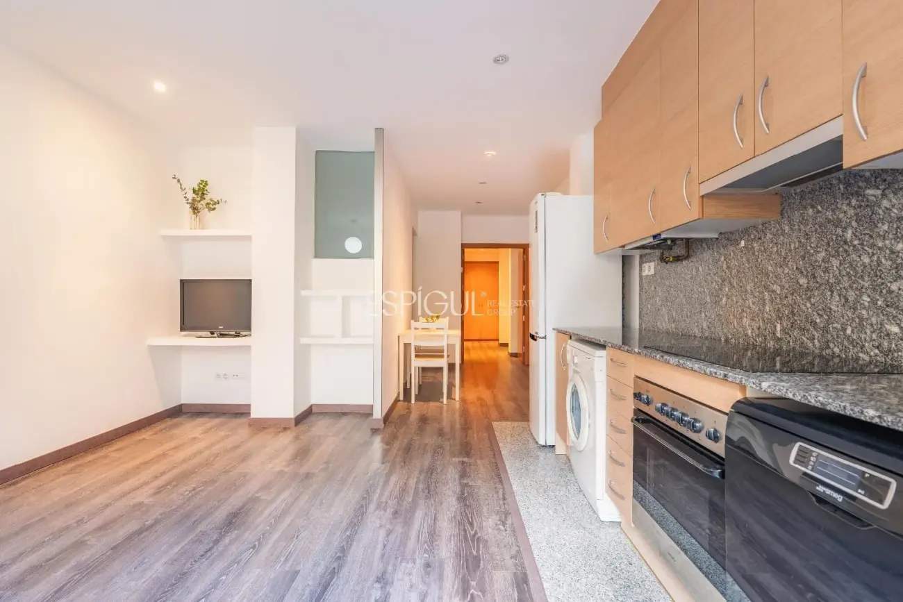 1-bedroom apartment in central Girona with a large terrace, ideal for investors