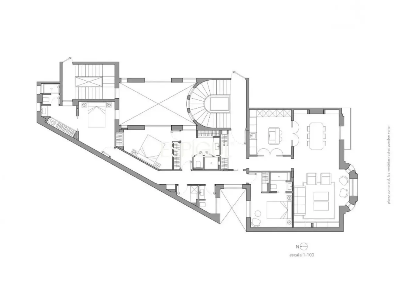 Piso exclusivo recién reformado en Almagro