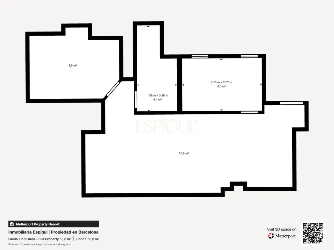 Пентхаус с террасой в Сантс-Монжуик