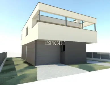 Современный дом с видом на Монтгри, недалеко от моря, залитый солнцем