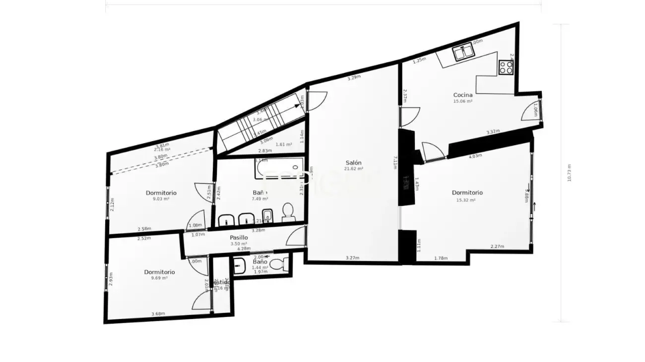 Отреставрированный дом в центре Торроэлья-де-Монгри