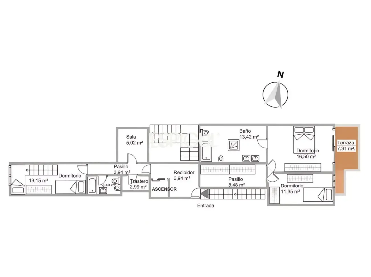 Dúplex de 276 m² al centre de Mataró.