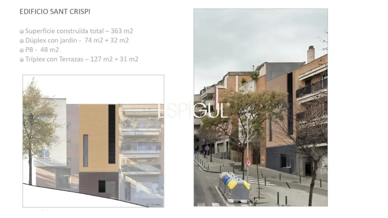 Участок на продажу с проектом нового строительства в Орта-и-Гинардо