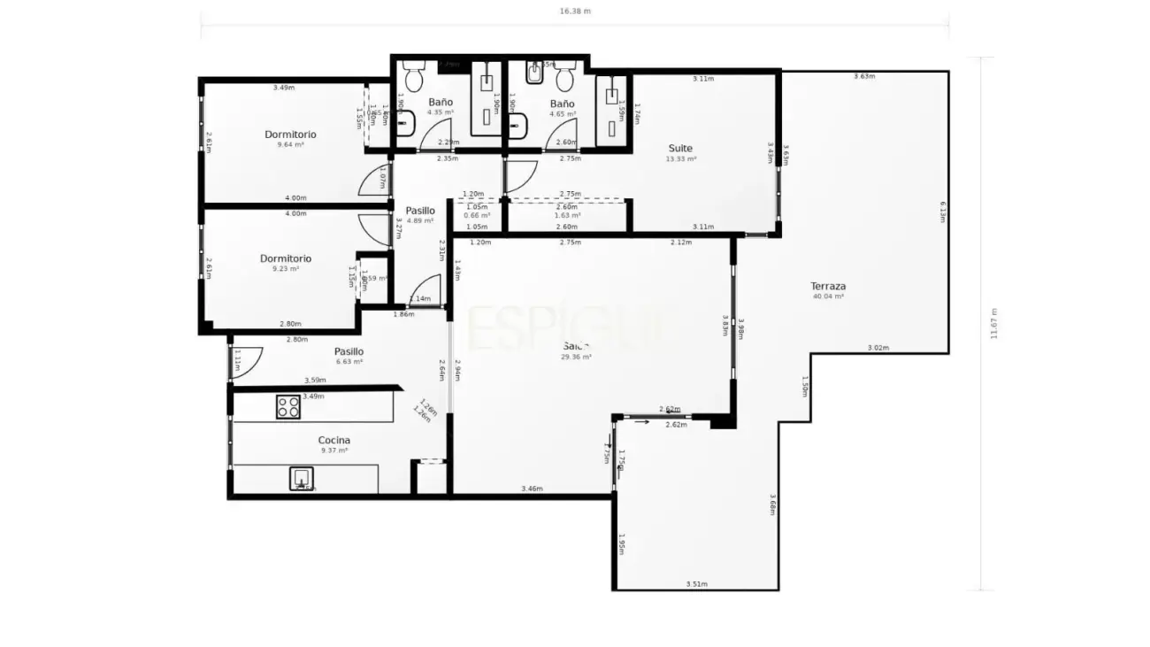 Piso con vistas al mar en S´Agaro