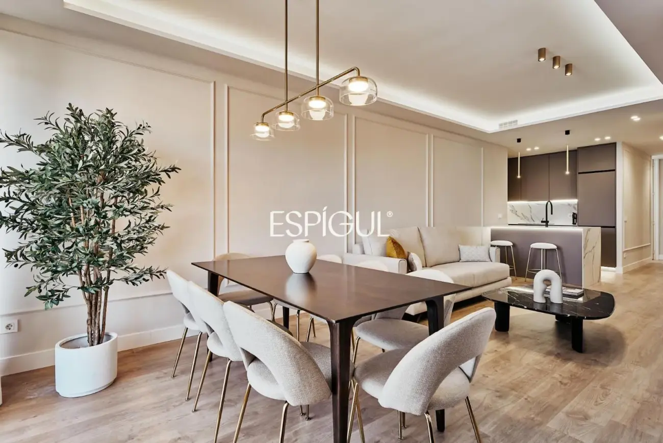 Exterior-facing renovated apartment for sale with terrace in Ventas