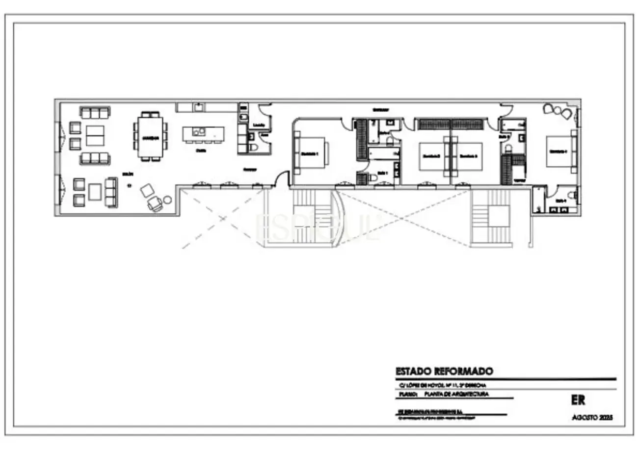 Piso en venta exterior reformado en Castellana, Barrio de Salamanca