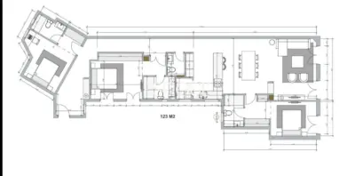 Внешняя квартира на продажу, отремонтированная и меблированная, в районе Гойя