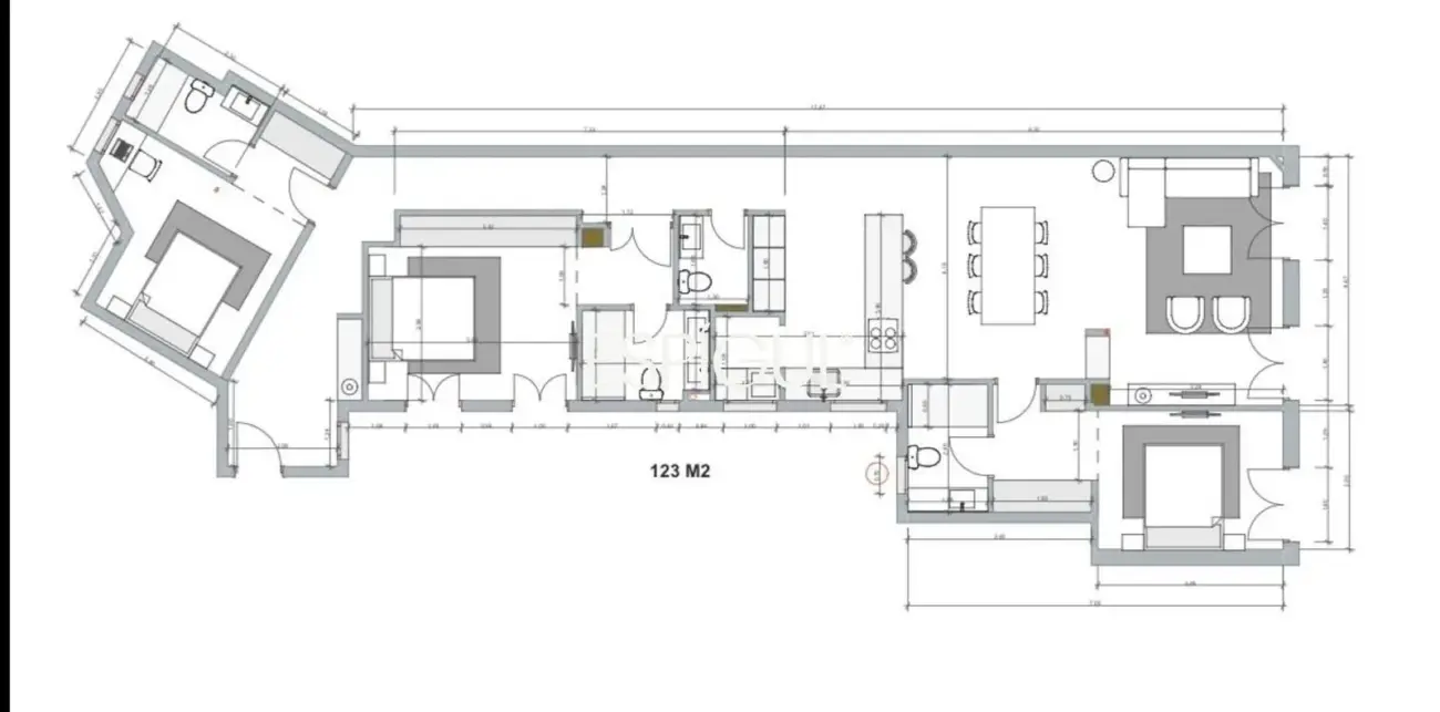 Внешняя квартира на продажу, отремонтированная и меблированная, в районе Гойя