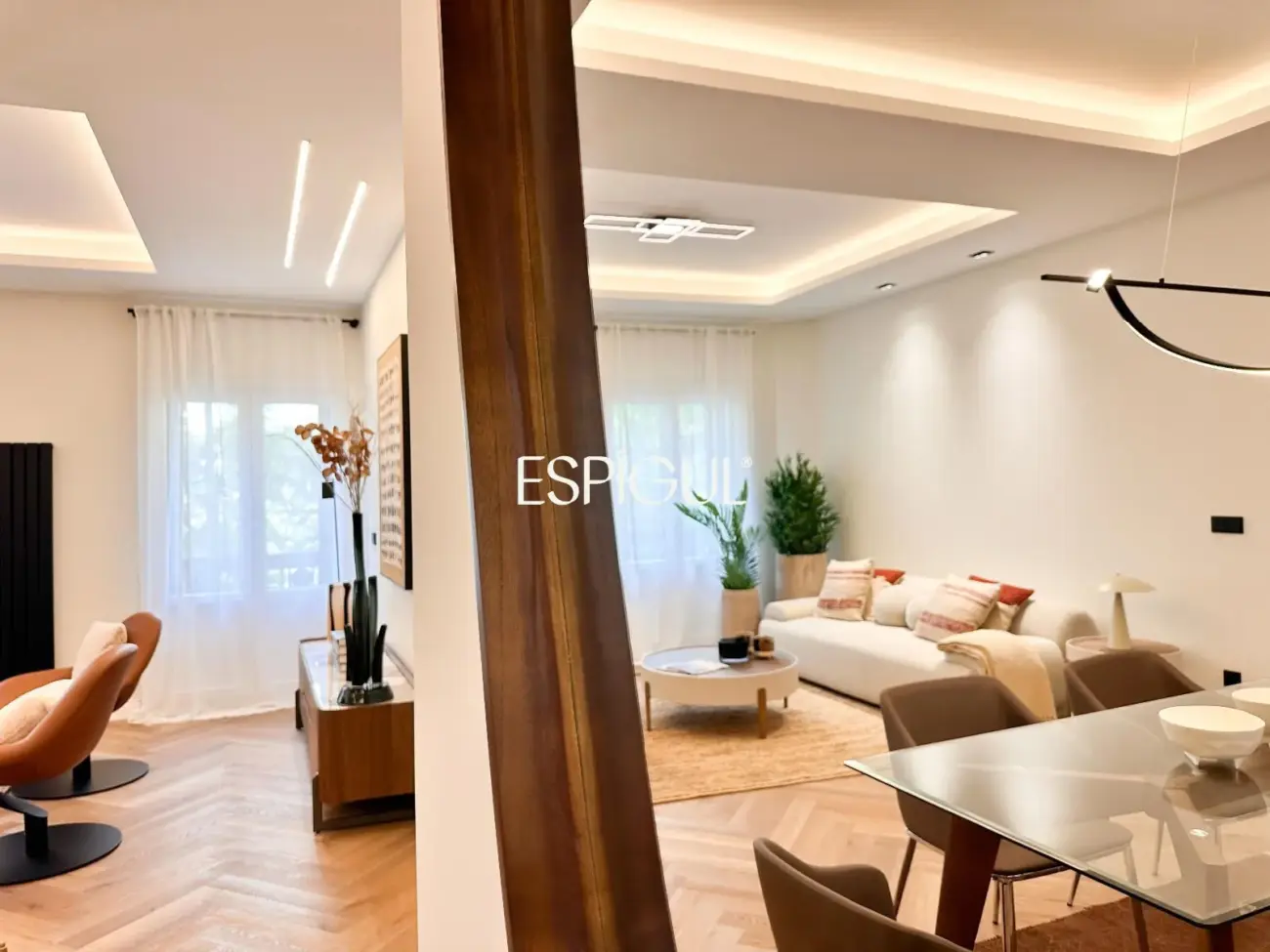 Piso en venta exterior, reformado y amueblado en Goya