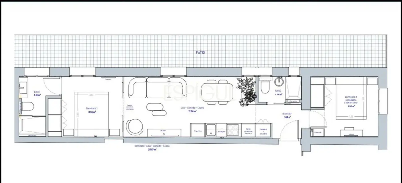 Appartement rénové à vendre à Goya