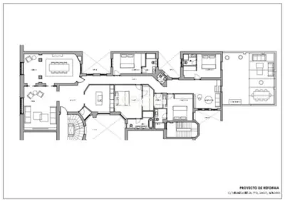 Piso ubicado en Madrid, en la exclusiva zona de Salamanca