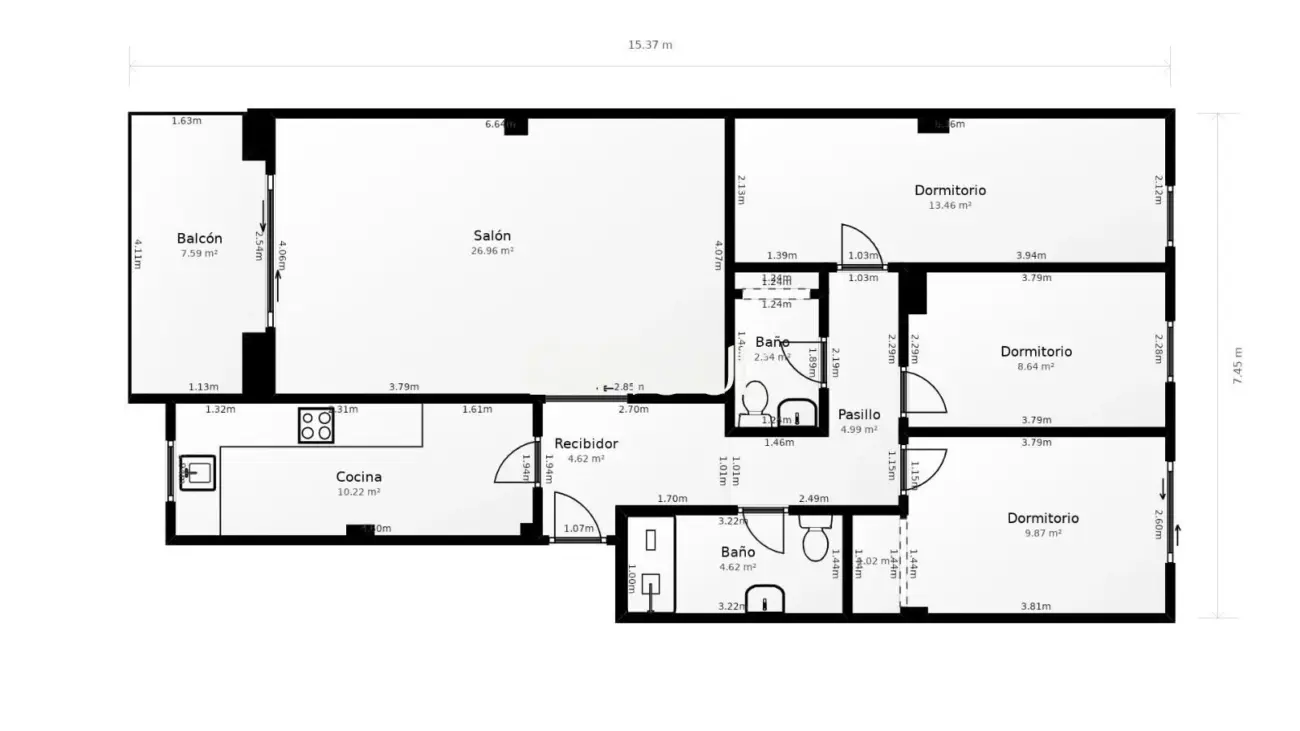 Erdgeschosswohnung mit Garten in Sant Andreu de Llavaneres