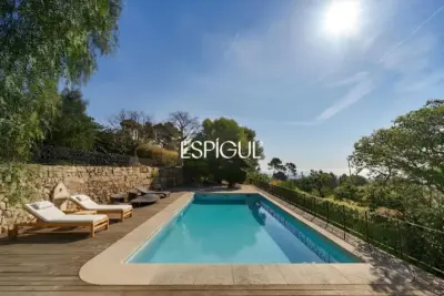 A luxury haven of serenity with endless Mediterranean views in Cabrera de Mar