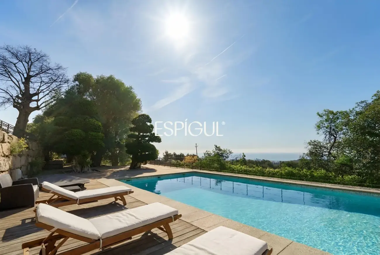 A luxury haven of serenity with endless Mediterranean views in Cabrera de Mar