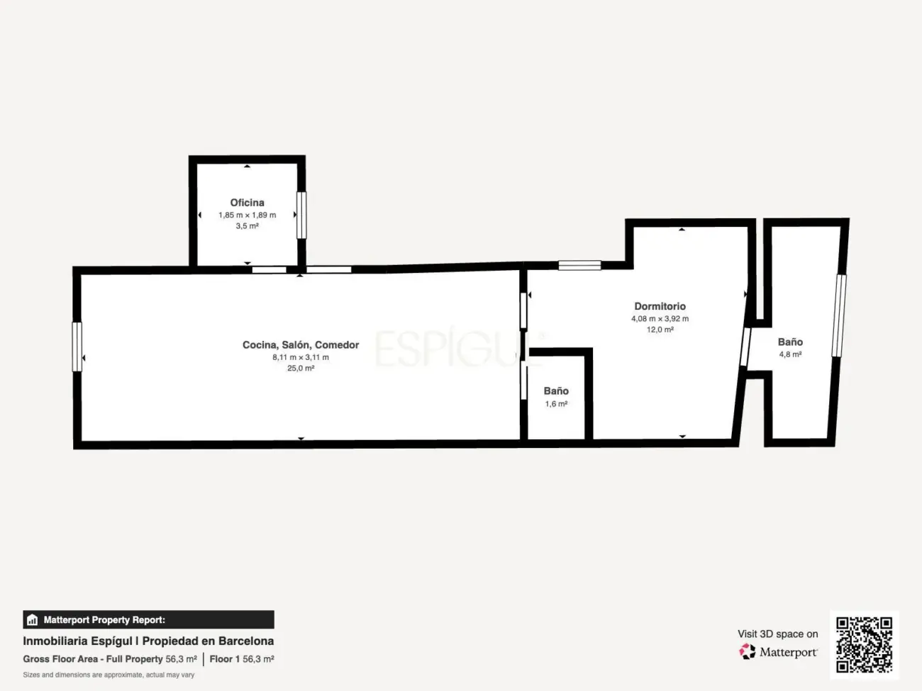 Renovated apartment with balcony in a period building in Sant Antoni