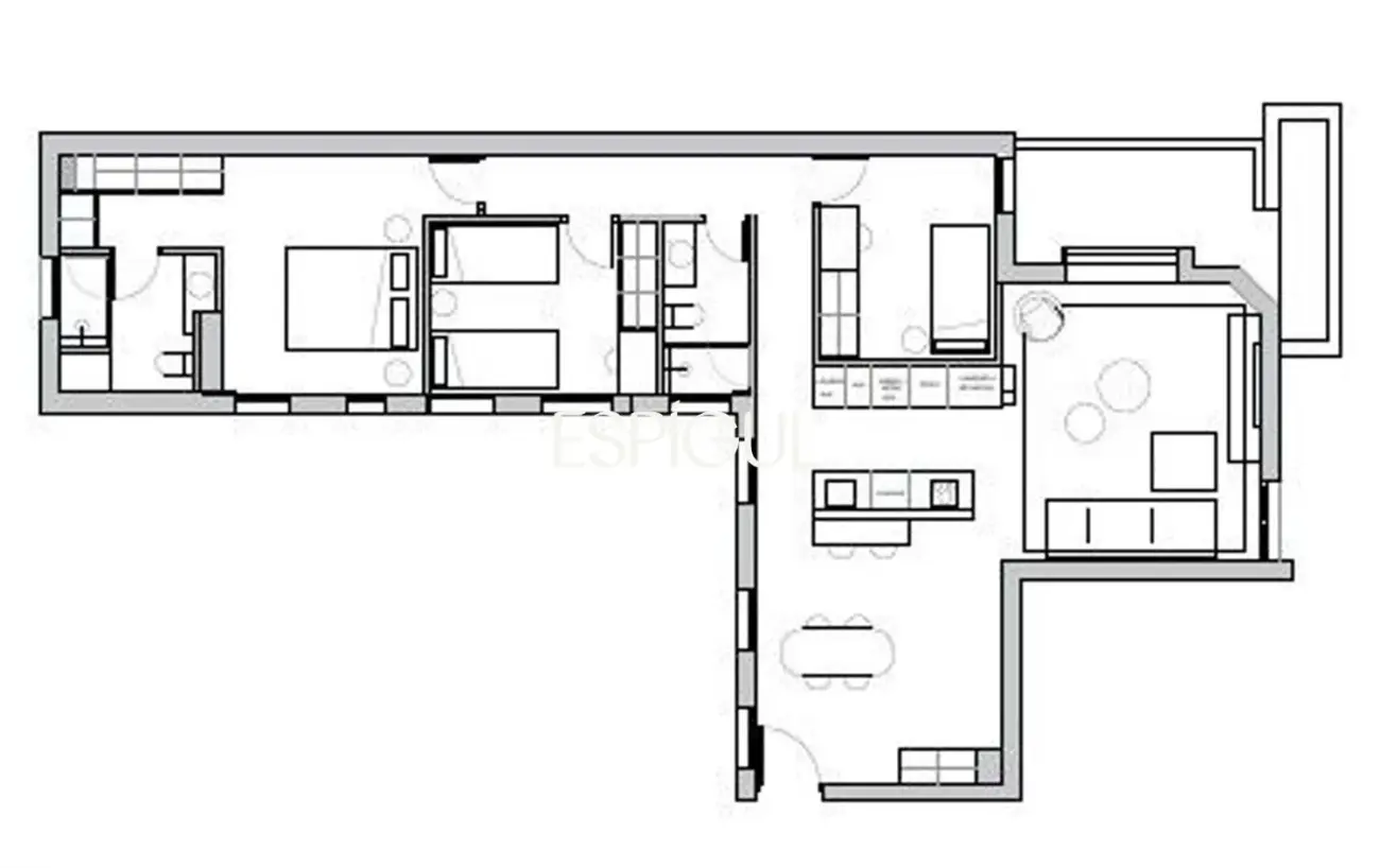 Ático en venta reformado, amueblado con terraza y trastero en Goya, Barrio Salamanca