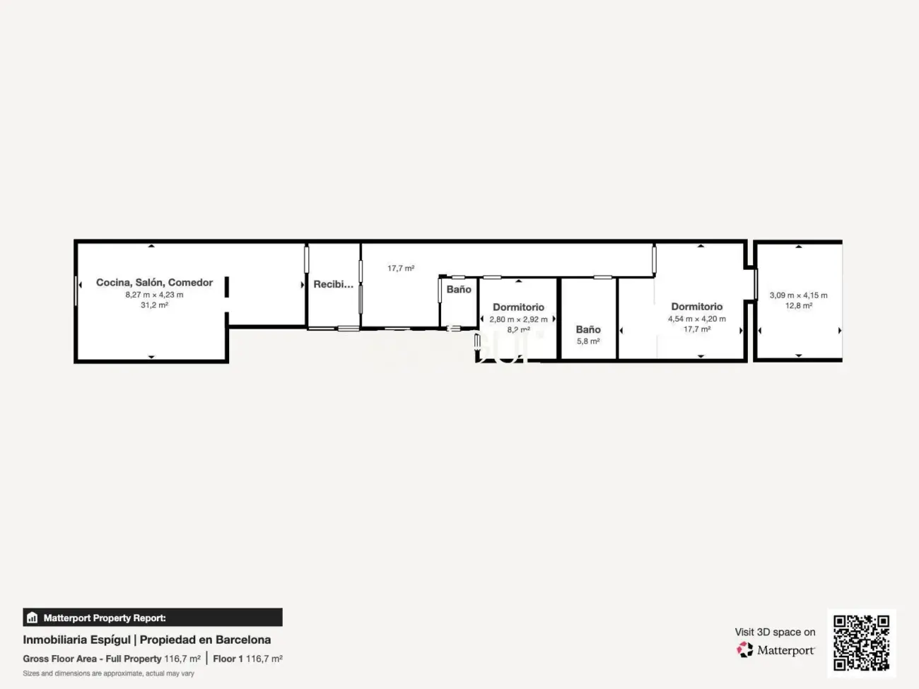 Appartement exclusif avec terrasse privée à Eixample – Sant Antoni