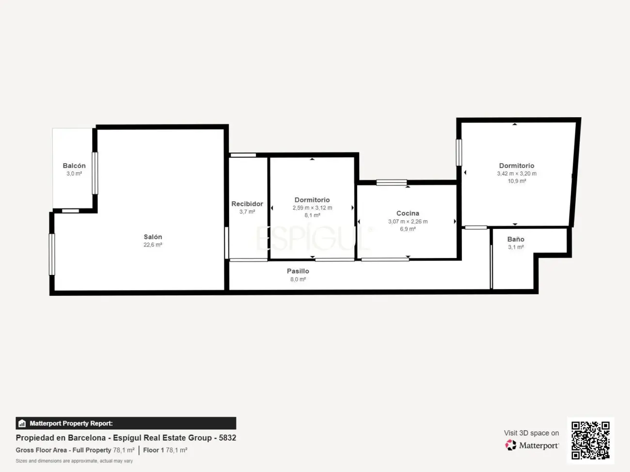 Appartement rénové et lumineux près de la Plaza España