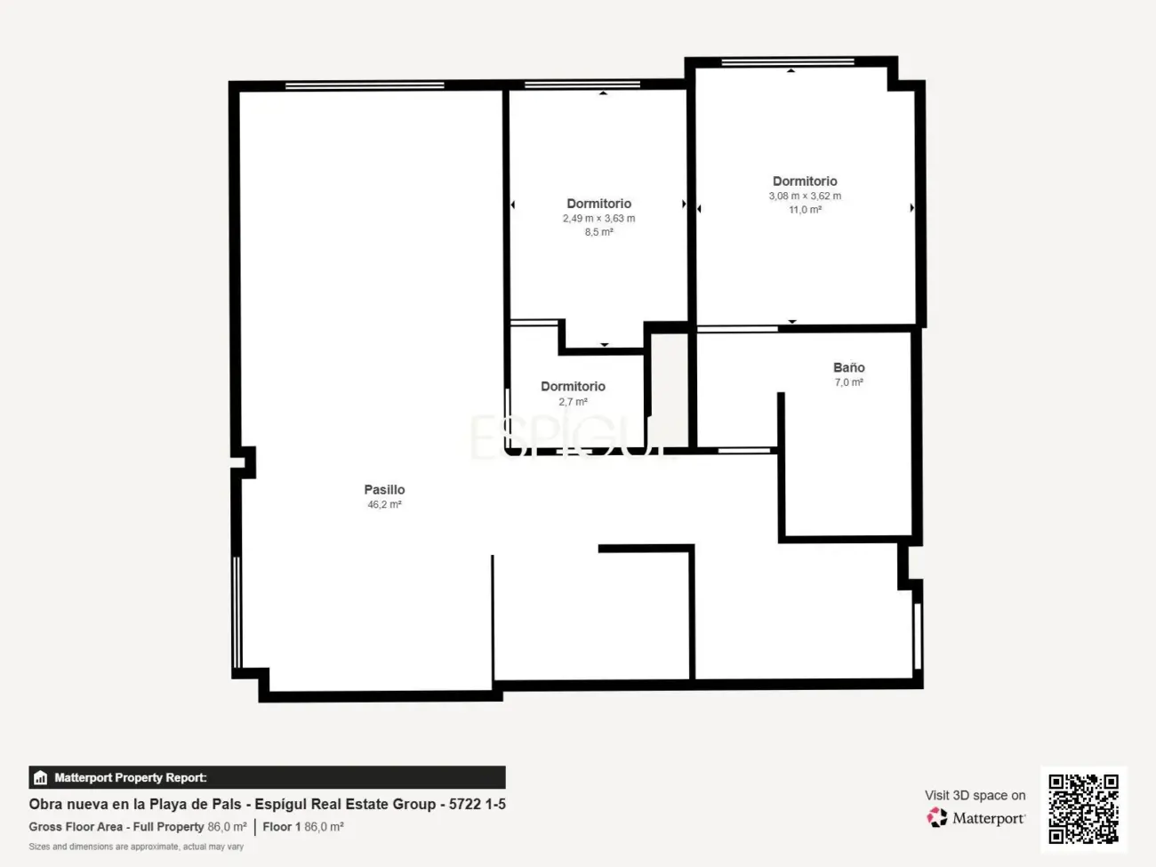 Spacious apartment for renovation for sale in the Sants neighbourhood
