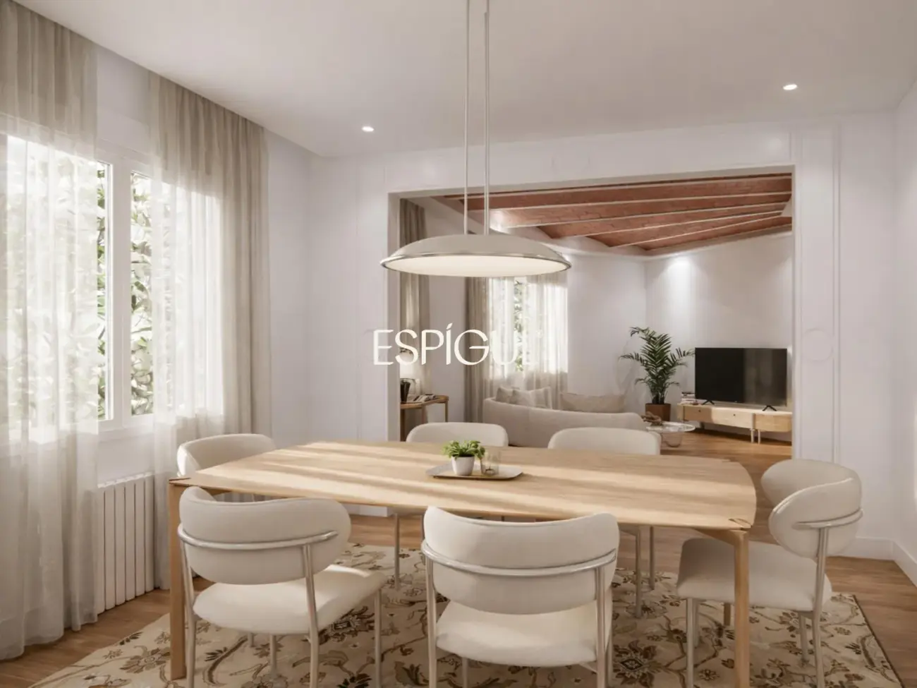 Architectural charm and contemporary comfort on the prestigious Passeig de Sant Joan