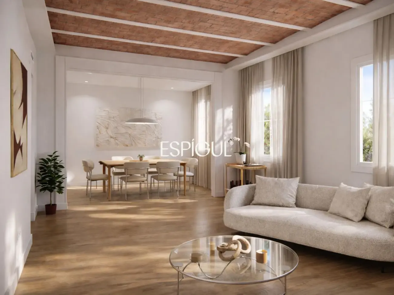 Architectural charm and contemporary comfort on the prestigious Passeig de Sant Joan