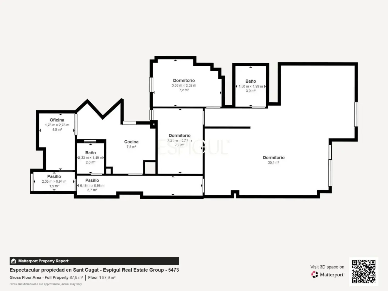 Wohnung zum Verkauf im Zentrum von Sant Cugat del Vallès
