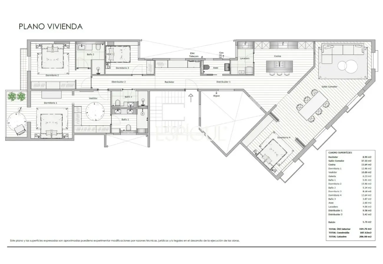Piso exclusivo en venta en Gran Via de les Corts Catalanes, Eixample Dret