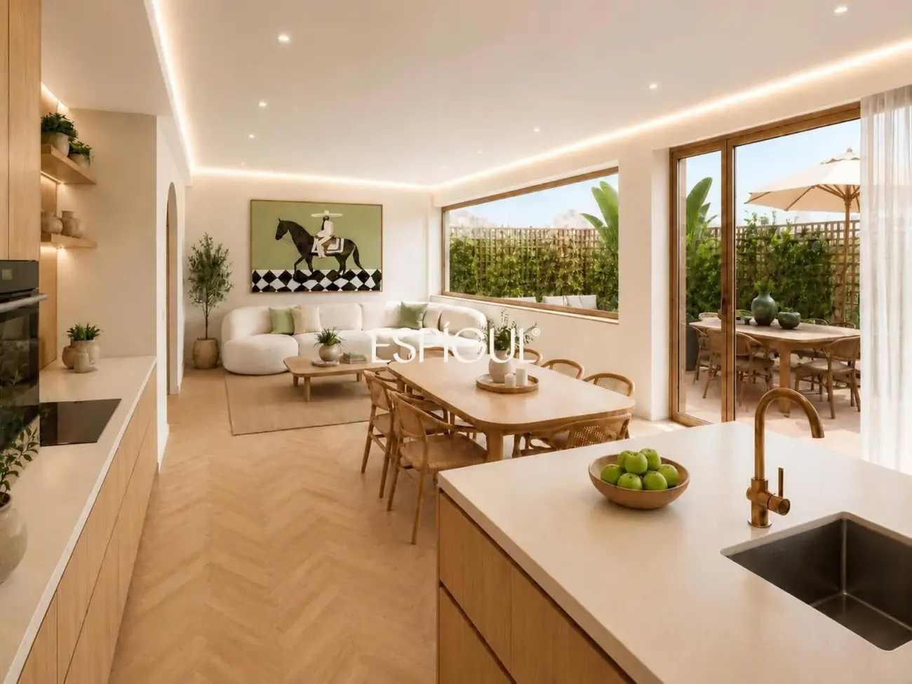 Ático a estrenar con terraza de 35m2 en Chamartín