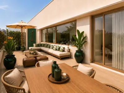 Ático a estrenar con terraza de 35m2 en Chamartín