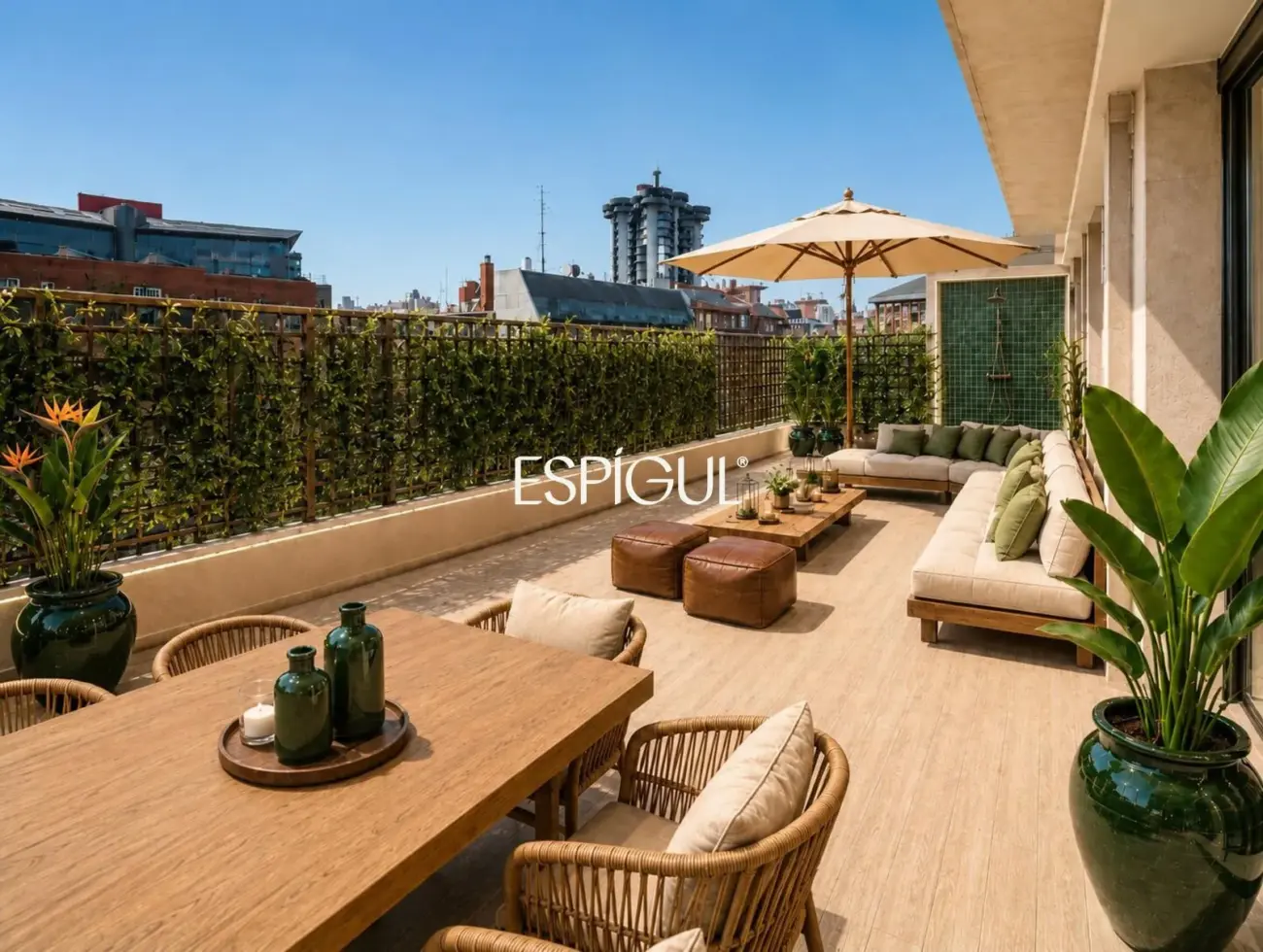 Ático a estrenar con terraza de 35m2 en Chamartín