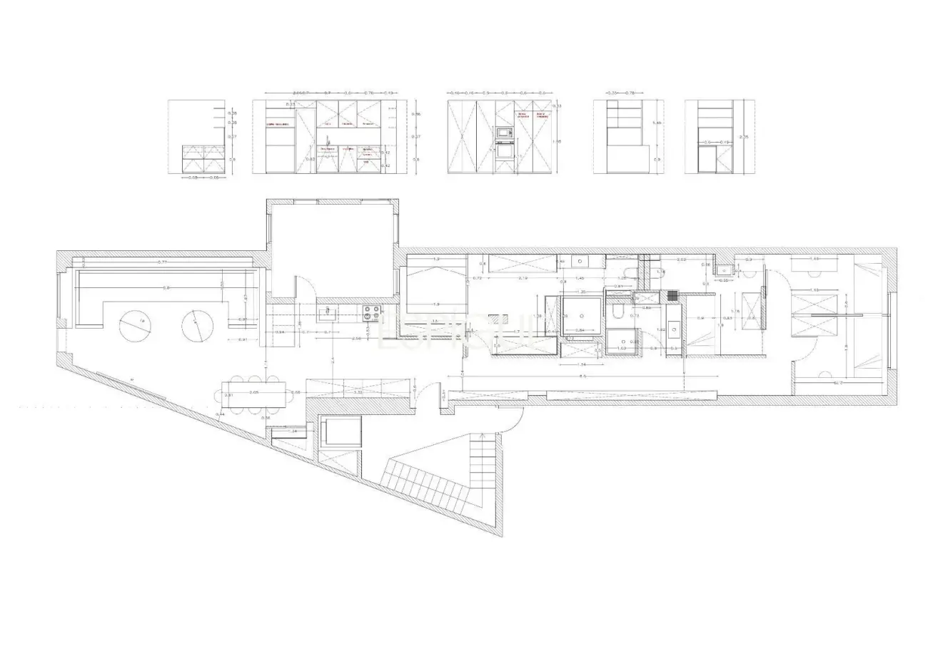 Piso de diseño a estrenar con terraza de 270m² en Les Corts