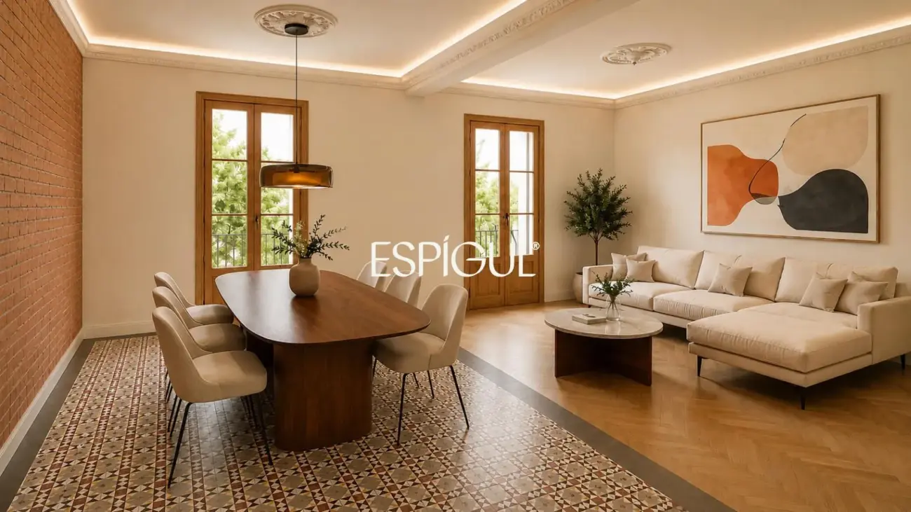 Piso de lujo en el Eixample con reforma integral de alta gama