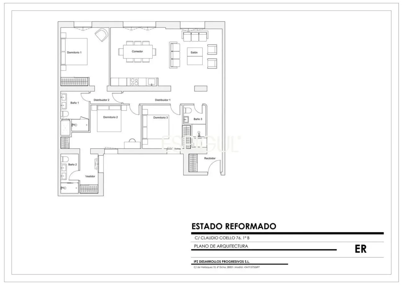 Piso en venta exterior y reformado en Claudio Coello, Castellana