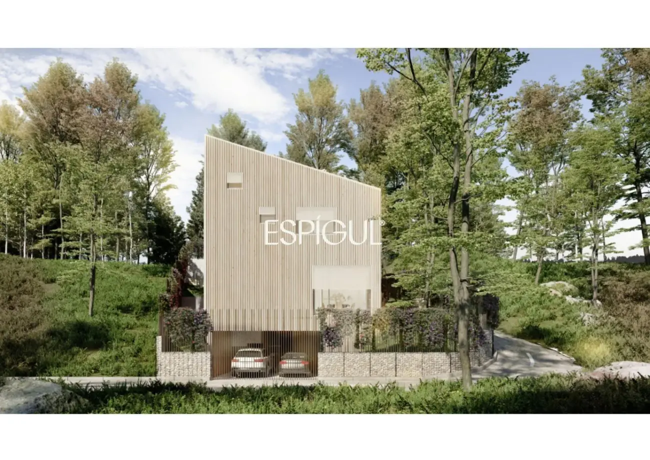 Terreno en venta en Sant Cugat con proyecto y licencia de obra – Unifamiliar de diseño