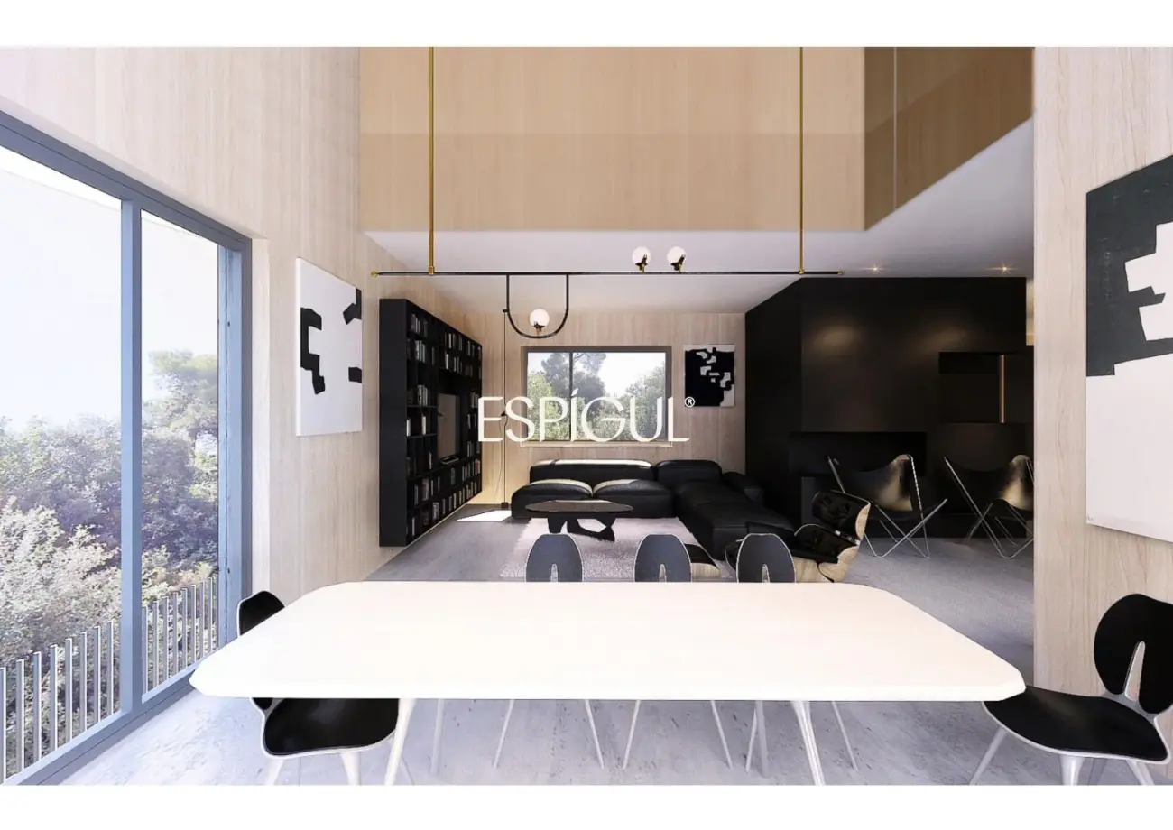 Terreno en venta en Sant Cugat con proyecto y licencia de obra – Unifamiliar de diseño
