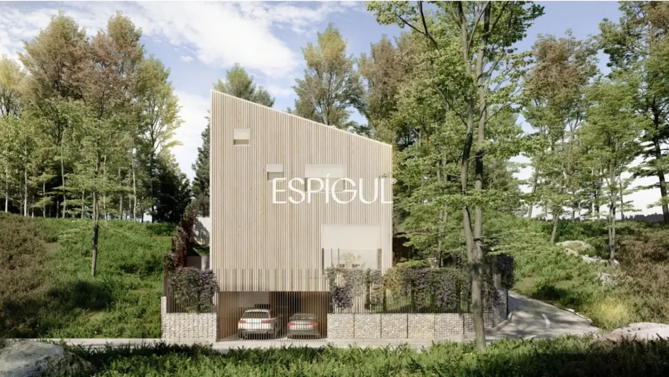 Land for sale in Sant Cugat with project and building permit – Designer detached house