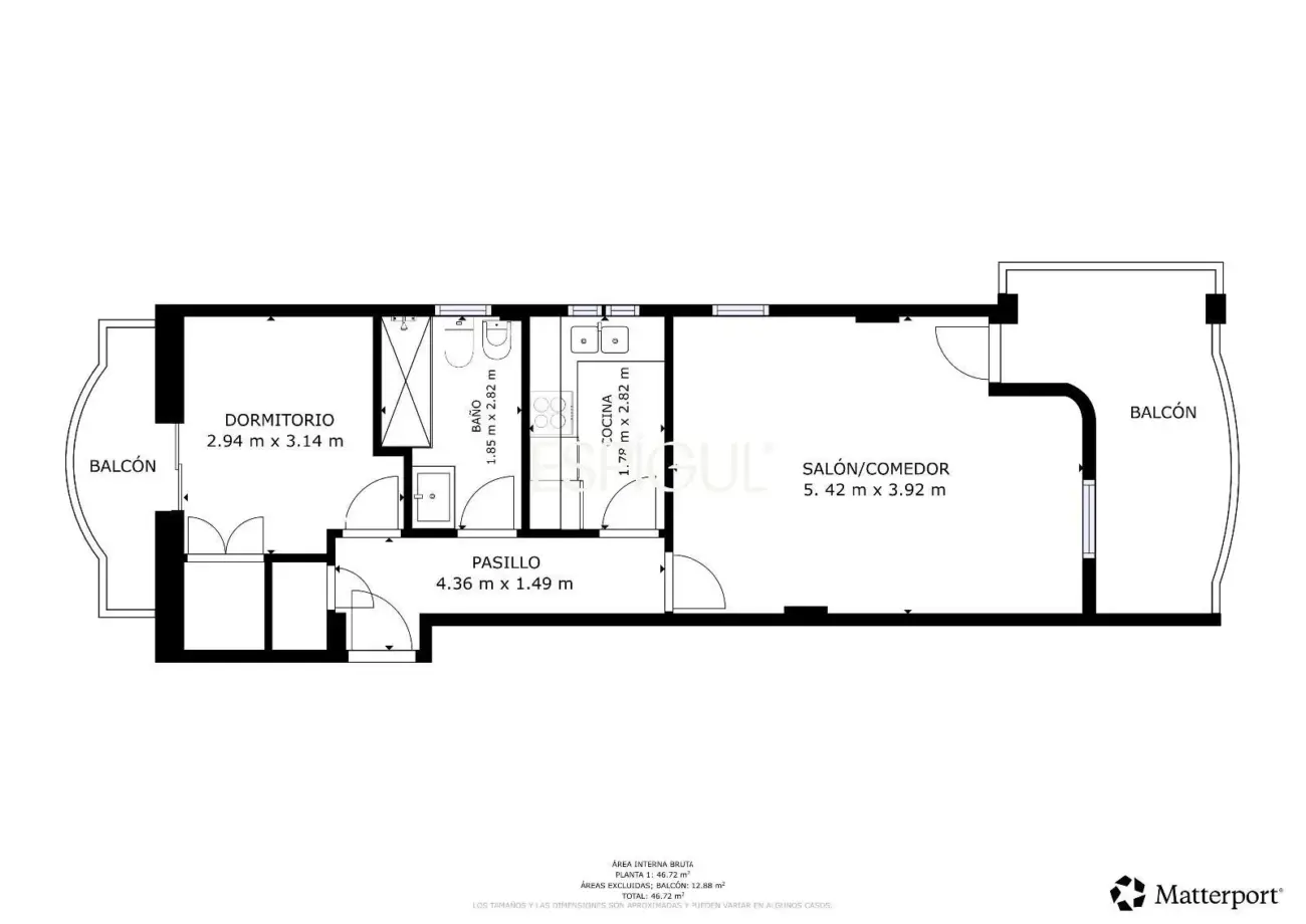 Apartamento con piscina comunitaria en Calonge