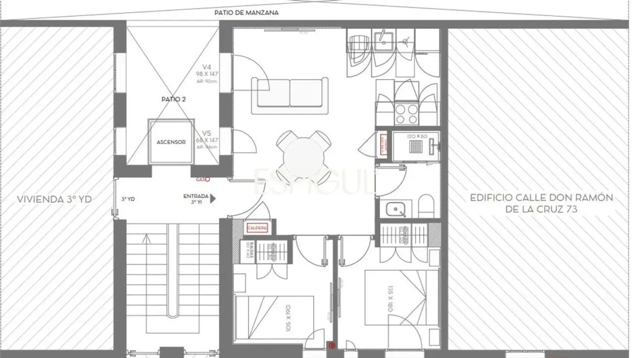 Piso en venta en Lista