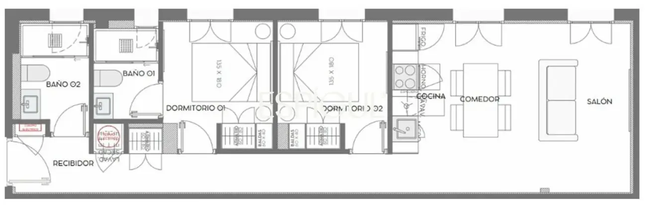 Appartement à vendre à Menéndez Pelayo, Ibiza