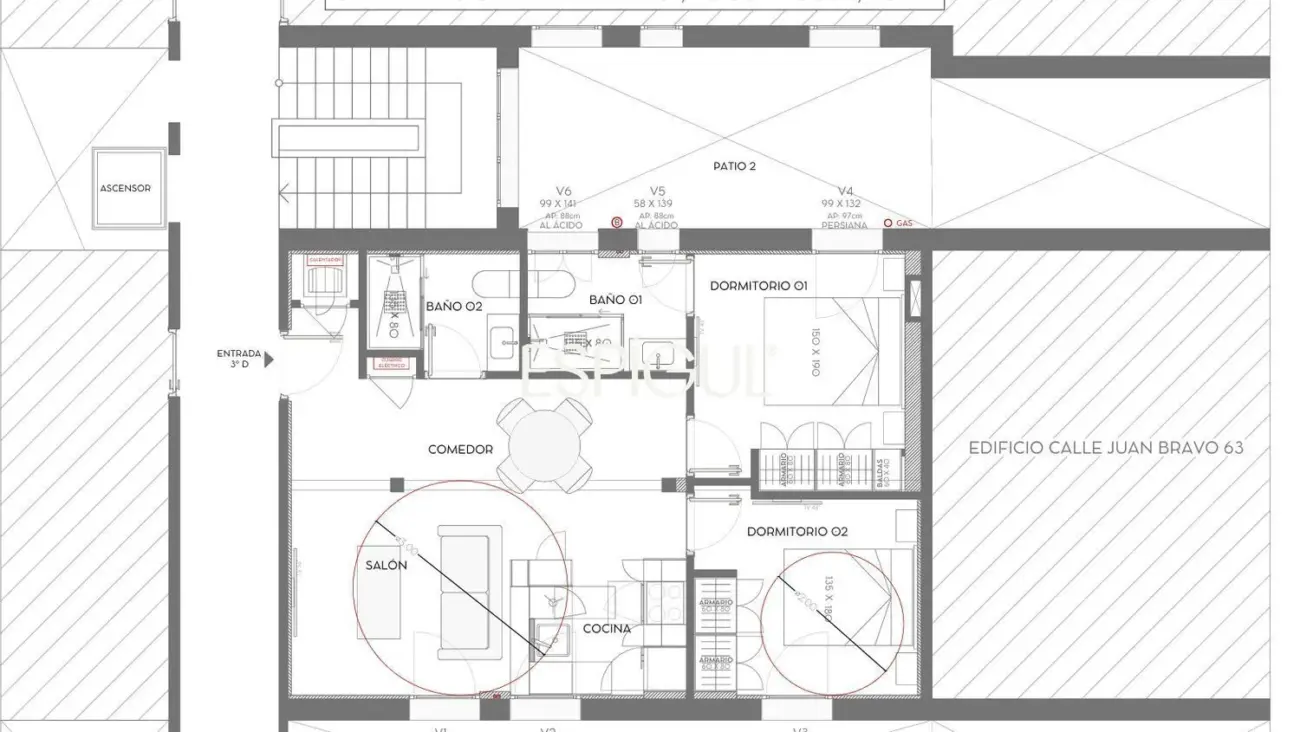 Renovated apartment for sale in Juan Bravo, Lista