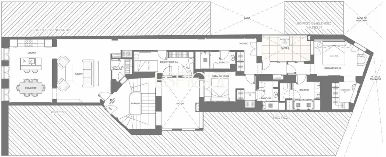 Piso en venta reformado y amueblado en Chamberí