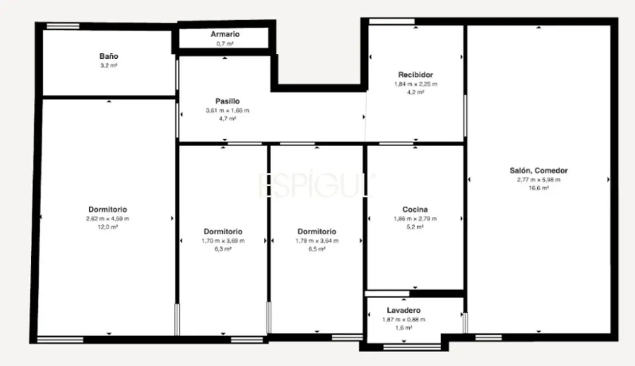 Quinta planta con vistas directas a Can Batlló y 100% diáfano para reformar en La Bordeta