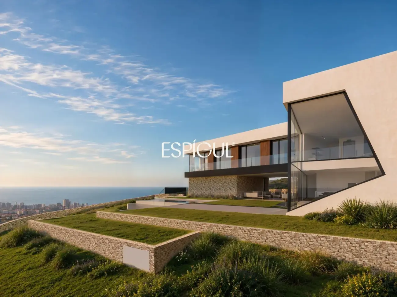 Vil·la contemporània d’obra nova amb vistes panoràmiques al mar a Cim d’Aro