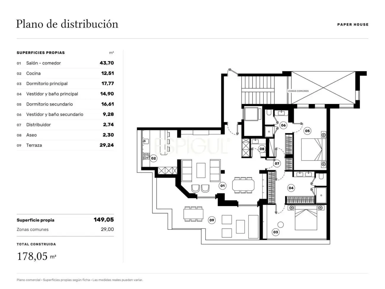 Exclusivo ático con terraza de 21m2 en el corazón del Barrio de Salamanca